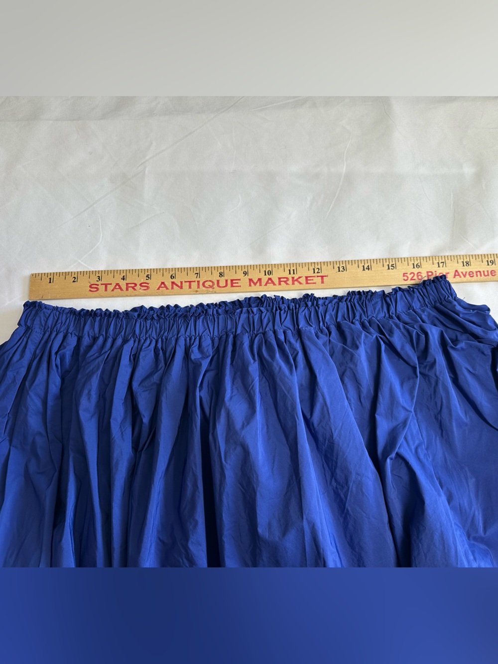 Anthropologie Royal Blue Bubble hem Maxi Skirt - Picture 12 of 14